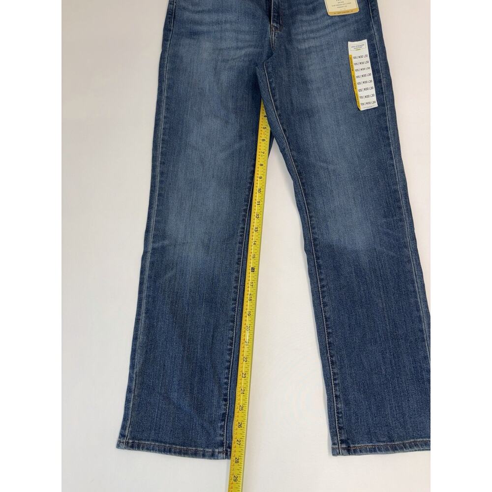 Levi Strauss Signature Gold Women’s 10S W30 L30 Mid Rise Straight Stretch Jeans - Picture 5 of 7
